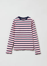 Ovs Long-Sleeved T-Shirt With Stripes